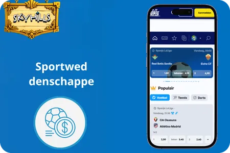 SkyHills Sportweddenschappen  op Voetbal, Esports en Live Betting