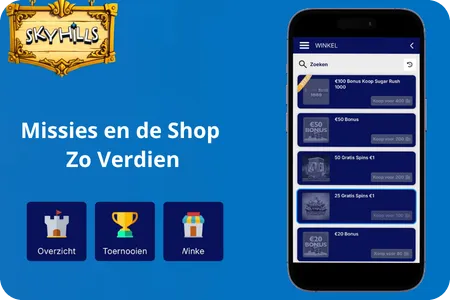SkyHills  Missies en de Shop Zo Verdien Jij Jouw Beloningen
